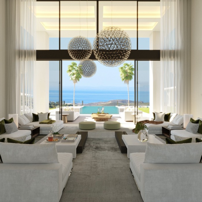 Modern 8 Bedroom Sea View Villa in La Zagaleta in Benahavis | Image 1