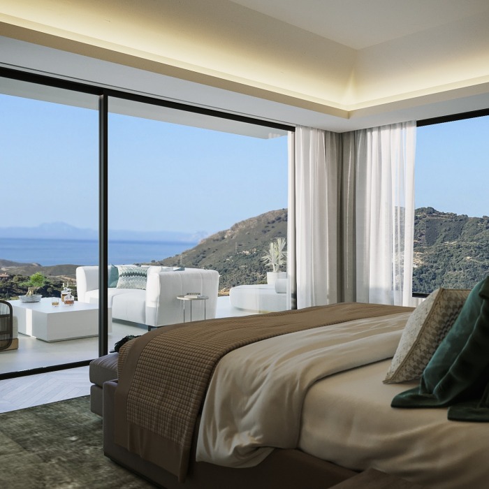 Moderna Villa de 8 Dormitorios con Vistas al Mar en La Zagaleta en Benahavis | Image 24