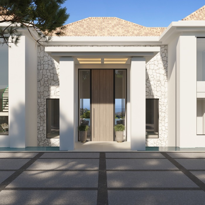 Villa Vue Mer Moderne de 8 Chambres à La Zagaleta à Benahavis | Image 5