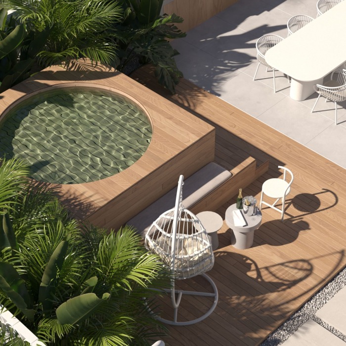 Casa Adosada Ultra Moderna de 3 Dormitorios Frente a la Playa en Las Chapas en Marbella Este | Image 2