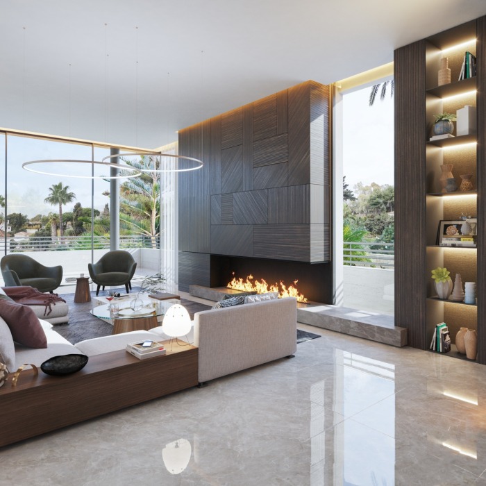 Promoción de Villa Ultramoderna de 5 Dormitorios con Vistas al Mar en Marbella Golden Mile | Image 17