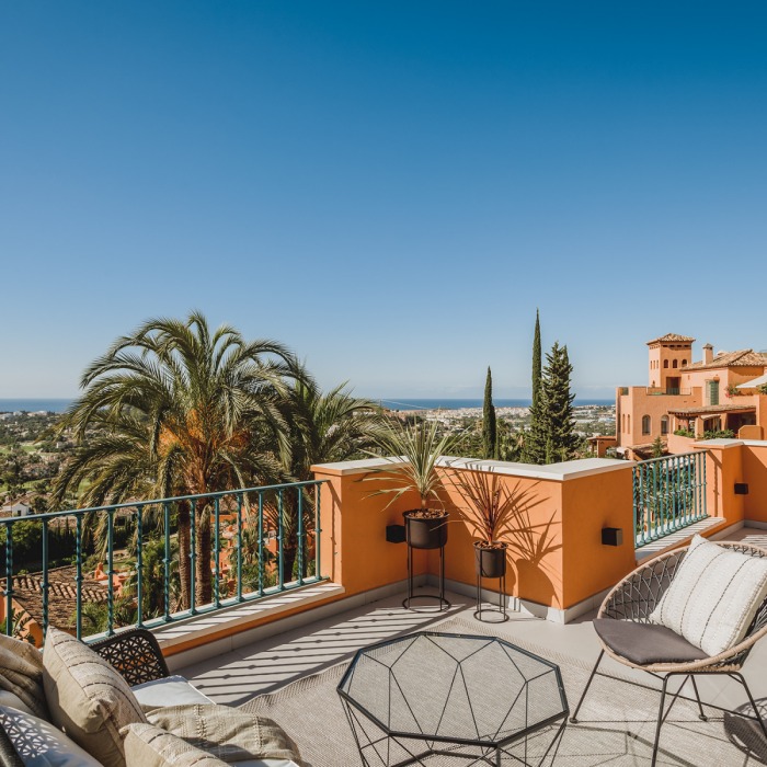 Panoramic Sea View 3 Bedroom Duplex Penthouse at Les Belvederes in Nueva Andalucia | Image 57