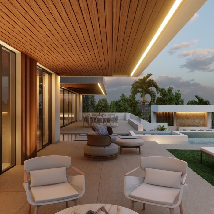 Plot with Project for an Ultra Modern 5 Bedroom Villa in Las Brisas in Nueva Andalucia | Image 14