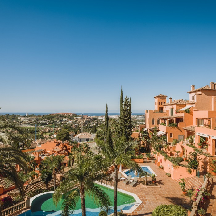 Panoramic Sea View 3 Bedroom Duplex Penthouse at Les Belvederes in Nueva Andalucia | Image 9