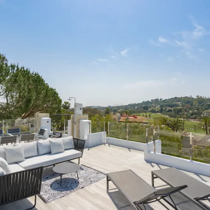 Frontline Golf 2 Bedroom Penthouse Newly Renovated in Scandinavian Style in Las Brisas, Nueva Andalucia | Image 1