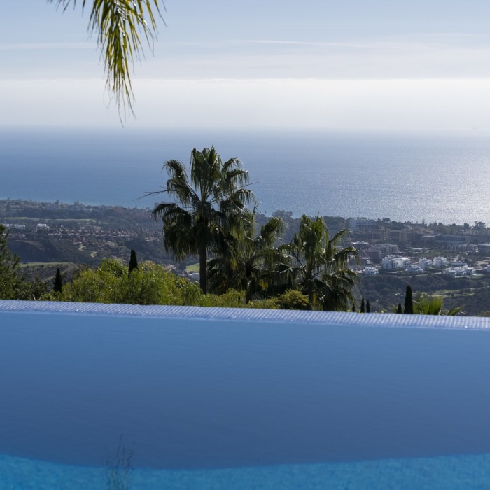 6 Bedroom Andalusian Style Villa with Panoramic Sea & Golf Views in Los Monteros, Marbella East | Image 17