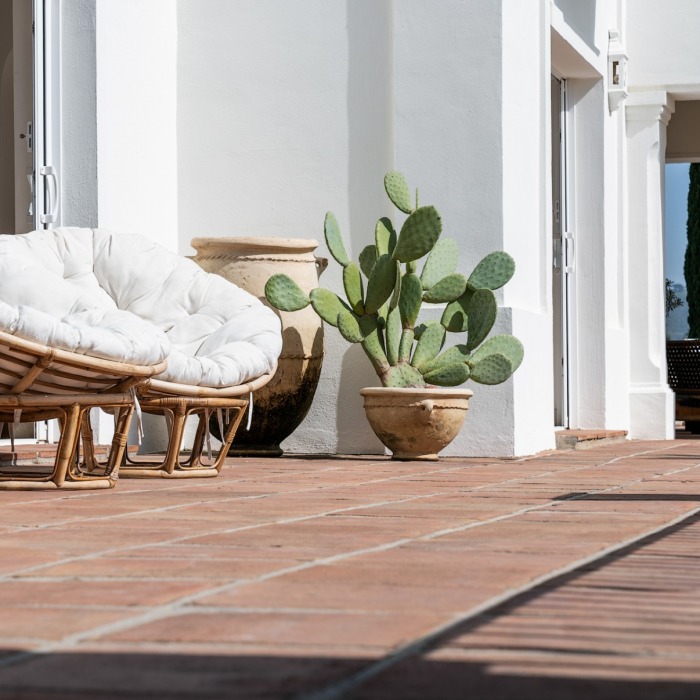 Villa de Style Andalou avec Vue Mer & Golf Panoramique de 6 Chambres à Los Monteros, Marbella Est | Image 66
