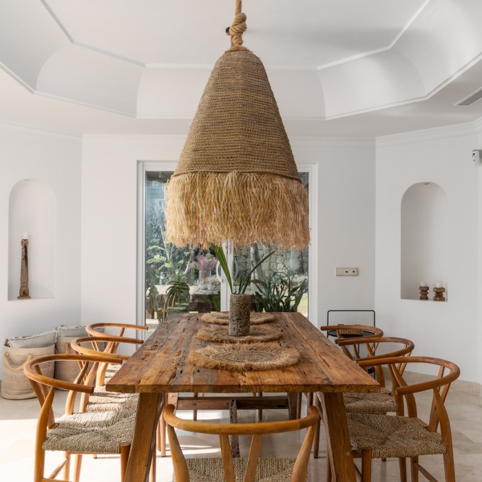 Villa de Style Andalou avec Vue Mer & Golf Panoramique de 6 Chambres à Los Monteros, Marbella Est | Image 63