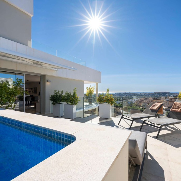Penthouse Moderne Vue Mer Panoramique de 3 Chambres avec Piscine Privée à La Morelia à Nueva Andalucia | Image 18