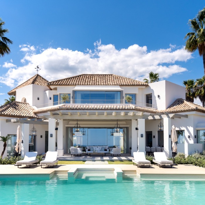 Villa Ultra Design avec Vue Mer Etourdissante de 7 Chambres à Monte Halcones, Benahavis | Image 1