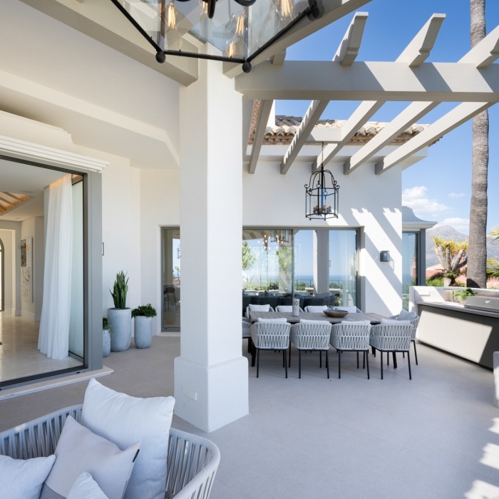 Villa Ultra Design avec Vue Mer Etourdissante de 7 Chambres à Monte Halcones, Benahavis | Image 19