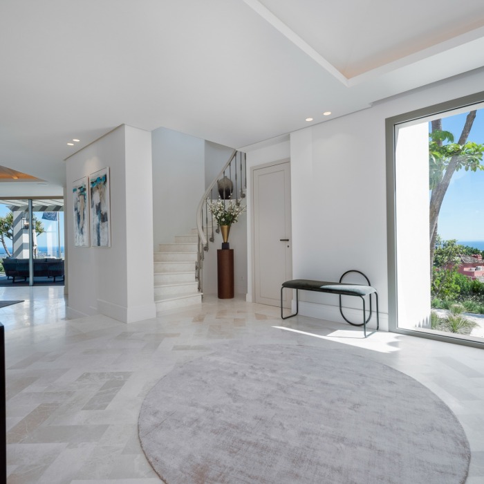 Villa Ultra Design avec Vue Mer Etourdissante de 7 Chambres à Monte Halcones, Benahavis | Image 25