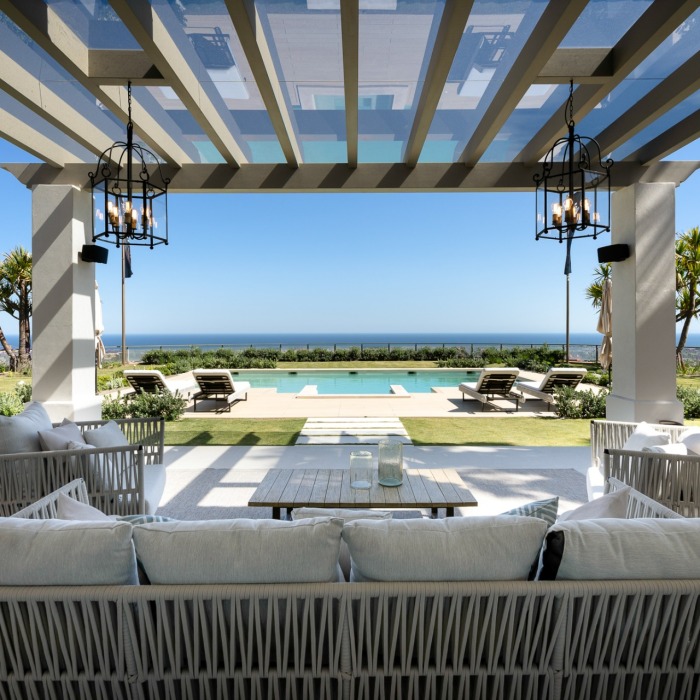 Villa Ultra Design avec Vue Mer Etourdissante de 7 Chambres à Monte Halcones, Benahavis | Image 2
