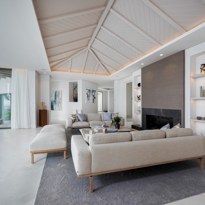 Villa Ultra Design avec Vue Mer Etourdissante de 7 Chambres à Monte Halcones, Benahavis | Image 33