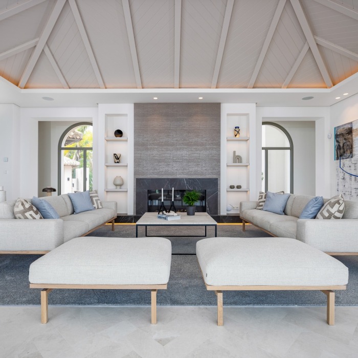 Villa Ultra Design avec Vue Mer Etourdissante de 7 Chambres à Monte Halcones, Benahavis | Image 36