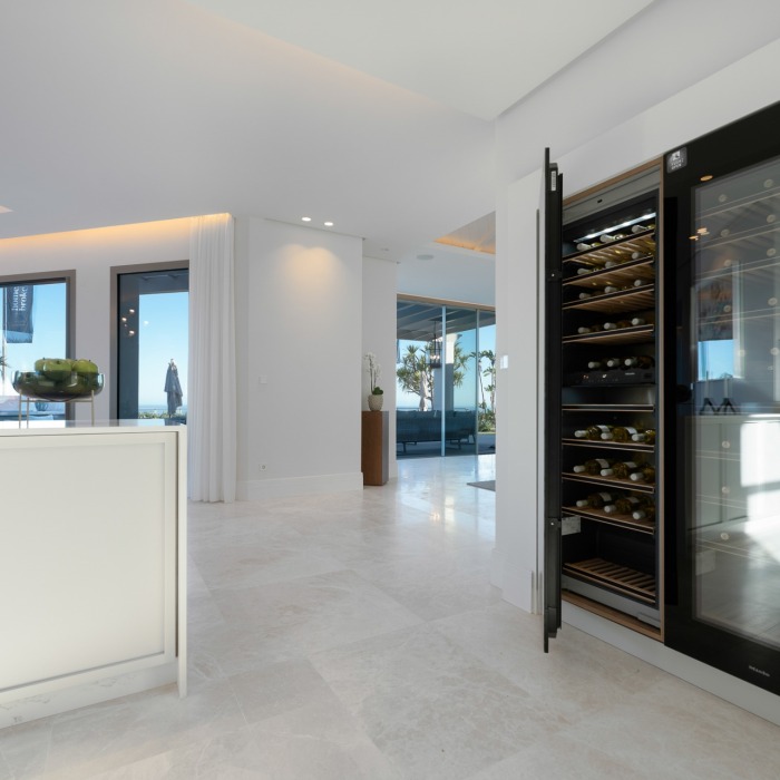 Villa Ultra Design avec Vue Mer Etourdissante de 7 Chambres à Monte Halcones, Benahavis | Image 37