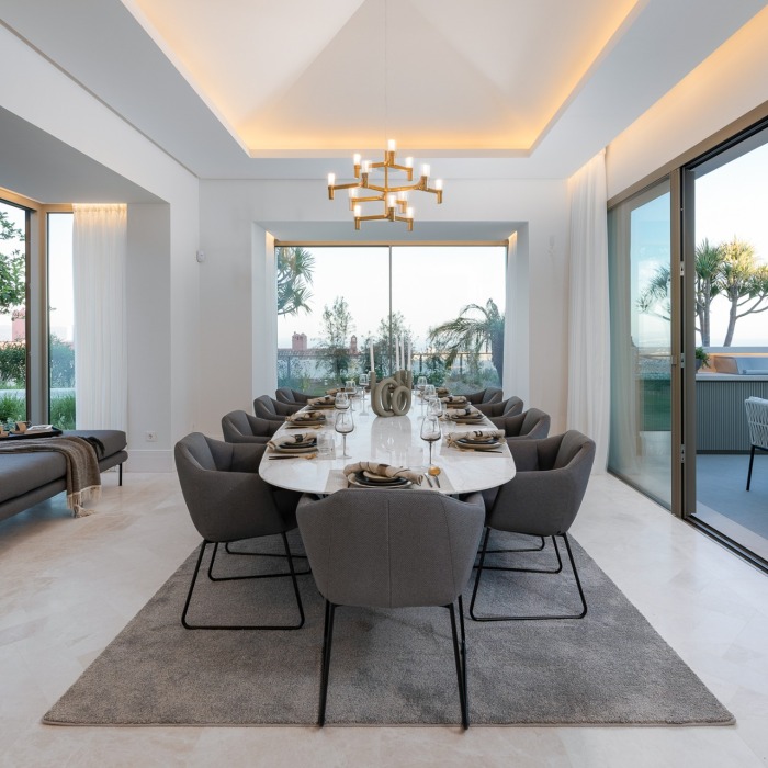 Villa Ultra Design avec Vue Mer Etourdissante de 7 Chambres à Monte Halcones, Benahavis | Image 41