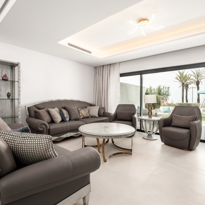 Luxury 3 Bedroom Frontline Beach Townhouse in Guadalobon, Estepona | Image 2