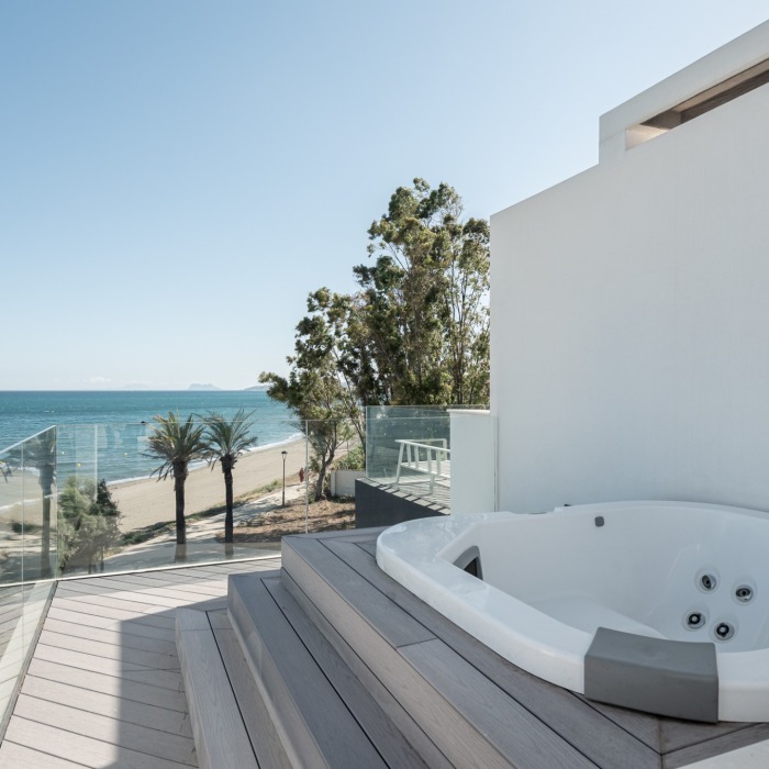 Luxury 3 Bedroom Frontline Beach Townhouse in Guadalobon, Estepona | Image 16