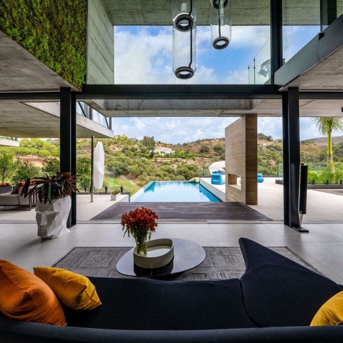 Modern 5 Bedroom Frontline Golf Villa with Breathtaking Views at Marbella Club Golf Resort in Benahavis | Image 9
