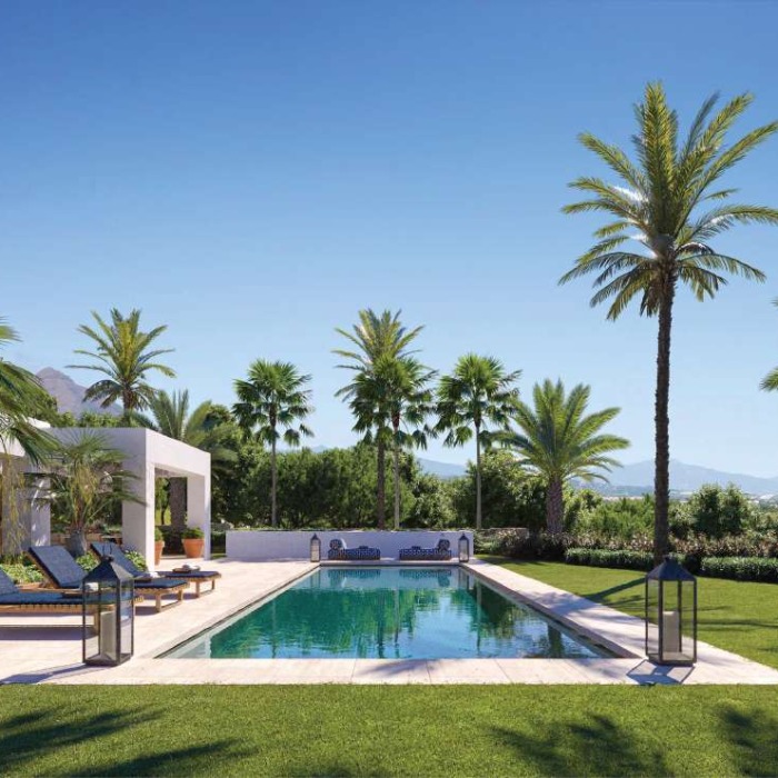 Villa de Estilo Ibiza de 4 Dormitorios en Finca Cortesin, Casares | Image 8