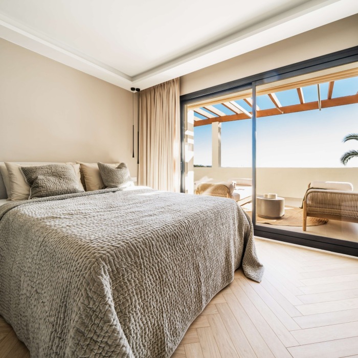 3 Bedroom Panoramic Sea View Penthouse in La Cerquilla, Nueva Andalucia | Image 24