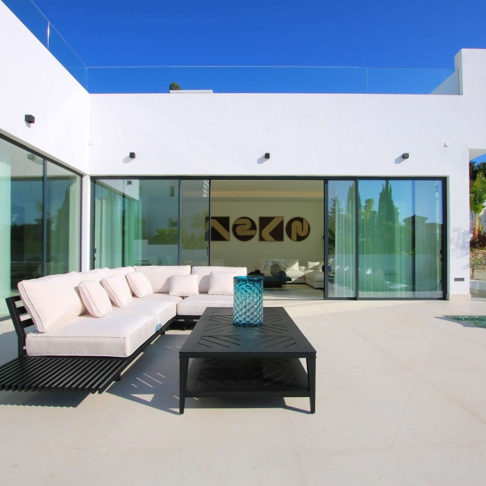 Villa moderna con vistas al mar en El Rosario, Marbella Este | Image 60