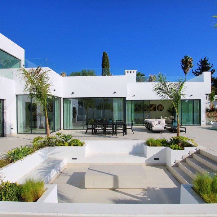 Villa moderna con vistas al mar en El Rosario, Marbella Este | Image 8