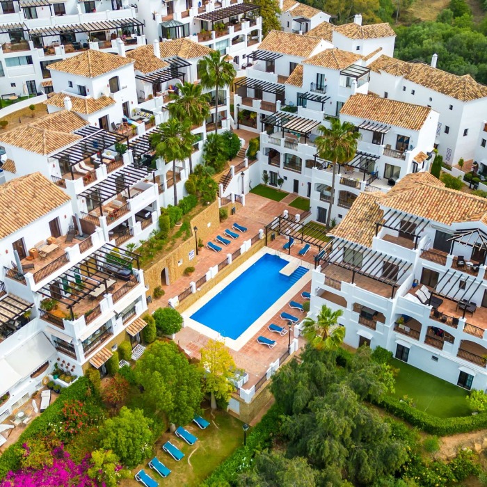 Enchanting Andalusian 2 bedroom apartment in a gated community in Pueblo Los Monteros, Marbella | Image 35