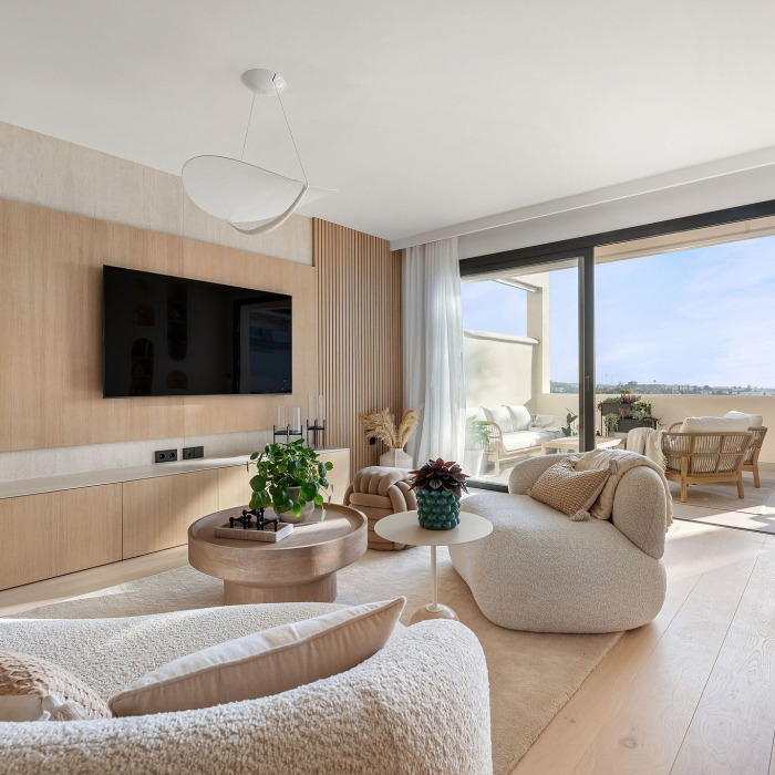 Modern apartment in Palacetes Los Belvederes, Nueva Andalucia | Image 9