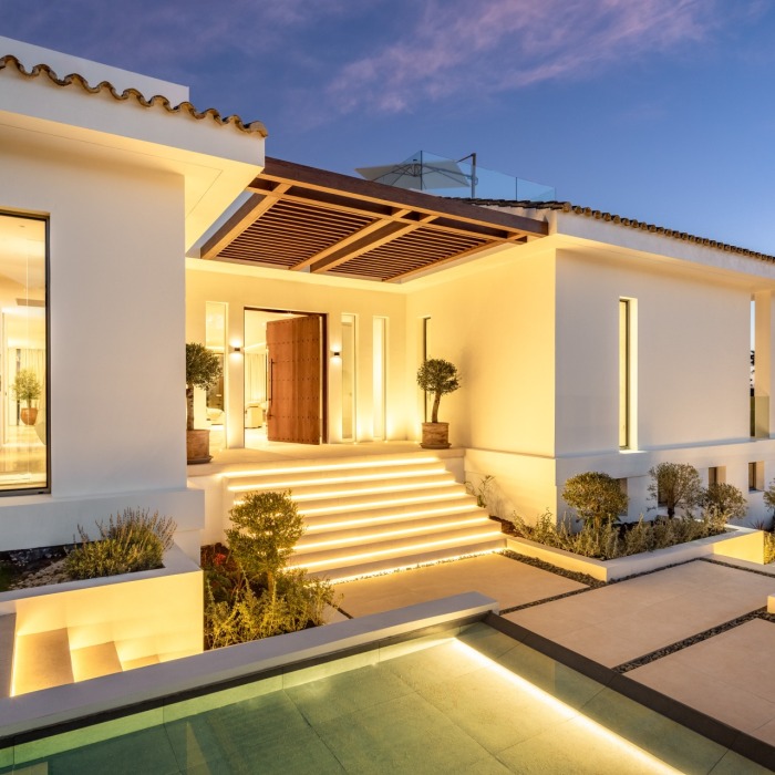 Captivating modern villa steps away from Las Brisas Golf Course, Nueva Andulacia | Image 30